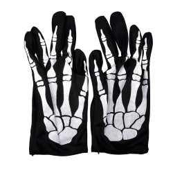 Rękawiczki szkielet kościotrup Halloween rękawice