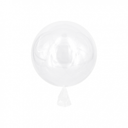 Balon lateksowy bobo przezroczysty na hel 40 cm