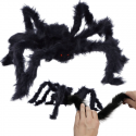 Duży pająk sztuczny włochaty dekoracja Halloween - 1