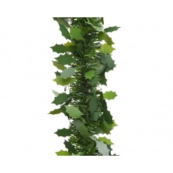 Łańcuch girlanda zielona ozdobna liście jemioła - 1