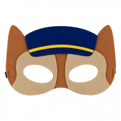 Maska filcowa Pies Psi Patrol Chase policjant