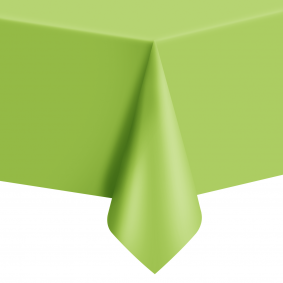 Obrus na stół jasny zielony plastik wodoodporny - 1
