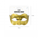 Maska karnawałowa wenecka gładka złota 19 cm - 2