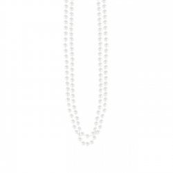 Naszyjnik z białych pereł glamour syrena 80cm - 1
