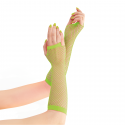 Rękawiczki z siatki bez palców zieleń średnie 24cm - 1