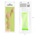 Rękawiczki z siatki bez palców zieleń średnie 24cm - 2