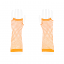 Rękawiczki z siatki bez palców pomarańczowe 24cm - 3