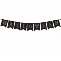 Baner Halloween czarny 20x175cm - 1