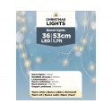 Wiązka lampki sznur ciepły biały micro 36 LED 53cm - 1
