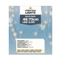 Wiązka lampki sznur ciepły biały micro 48 LED 73cm - 1