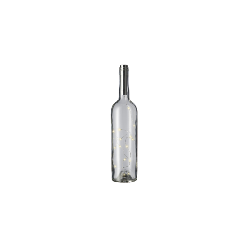 Lampki do butelki 15microLED ciepły biały 70cm - 1