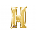 Balon foliowy 32 litera H złota - 1
