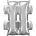 Balon foliowy 16 symbol # srebrny - 1