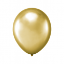 Balony chrom złote średnica 10 cali 50 sztuk - 1