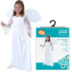 Strój dla dzieci Aniołek skrzydła sukienka 120-130