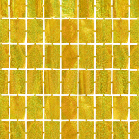 Kurtyna ścianka kwadraty holograficzna złota 200cm - 1