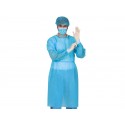 Fartuch kitel chirurga medyczny doktor niebieski L - 1