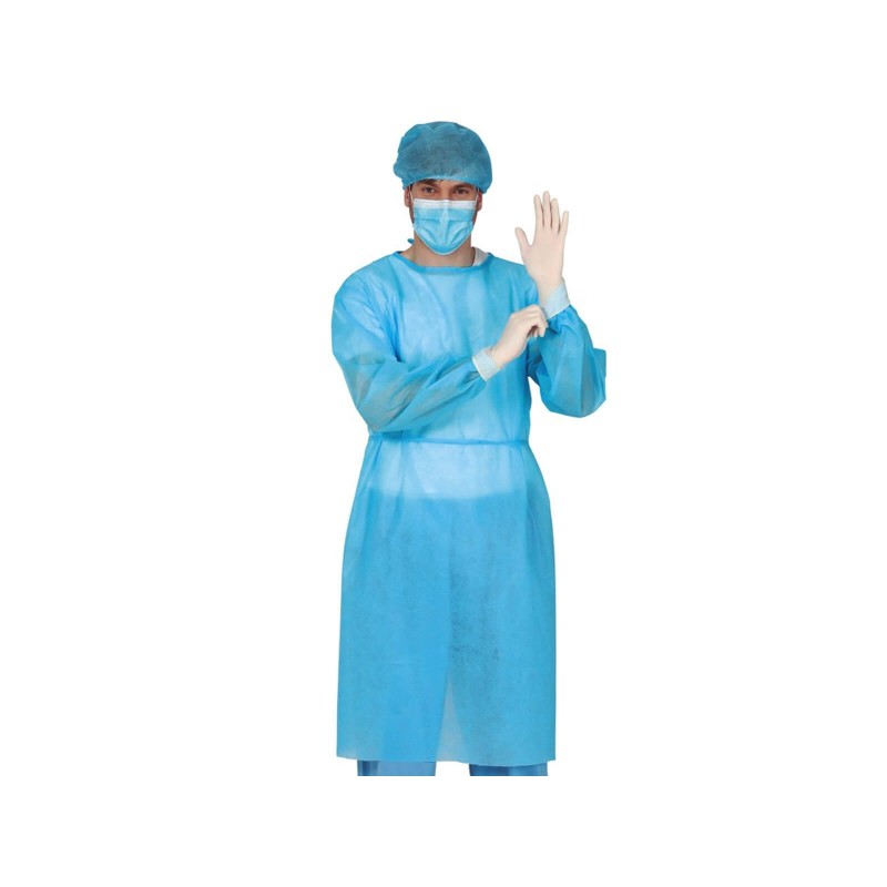 Fartuch kitel chirurga medyczny doktor niebieski L - 1