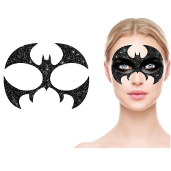Maska nietoperz Batman na twarz brokatowa 20cm