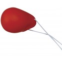 Sztuczny czerwony nos Klauna lateksowy na gumce - 2
