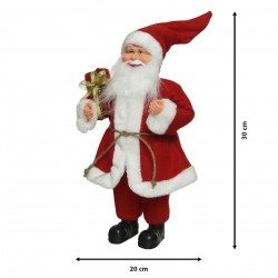 Figura Święty Mikołaj z Prezentem świątecznym - 2