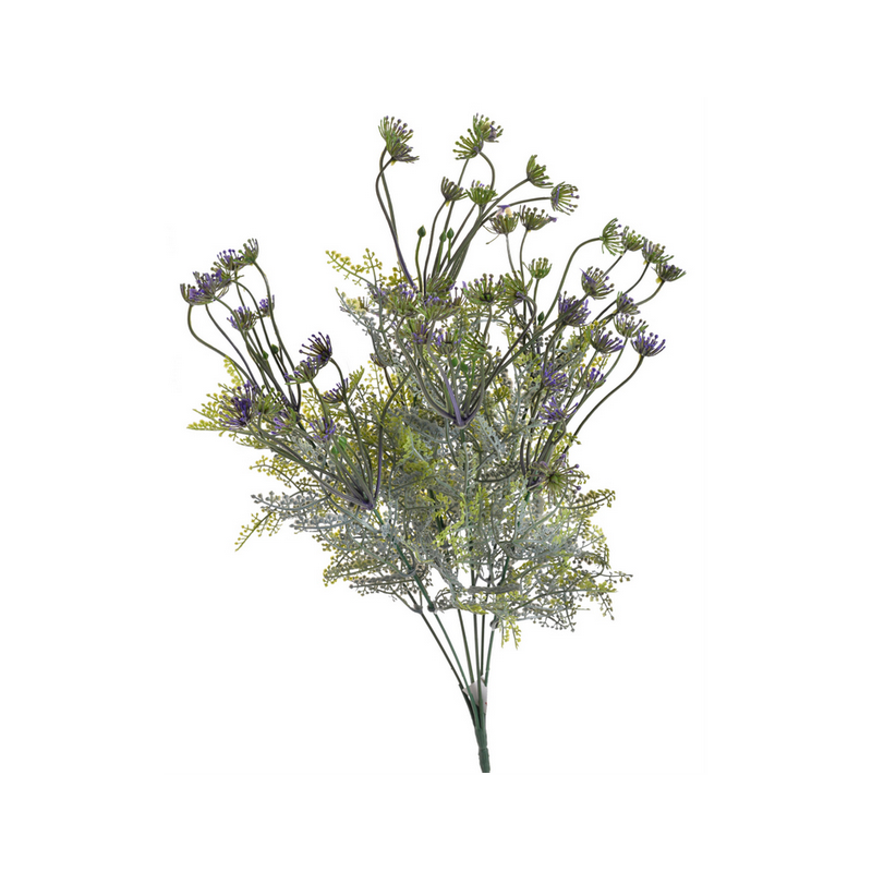 Sztuczna roślina gałązka fioletowa 45cm - 1