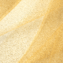 Tiul organza brokatowa złoty ozdobna rolka 9m - 4