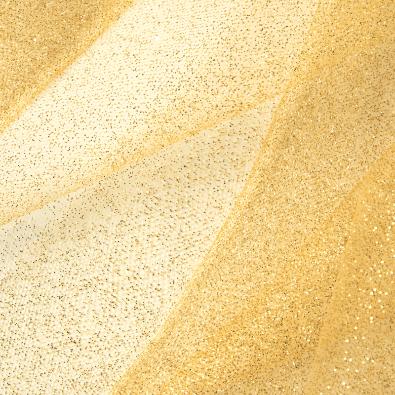 Tiul organza brokatowa złoty ozdobna rolka 0,3x9m - 4
