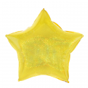 Balon foliowy Gwiazda holograficzna złota 45cm - 1