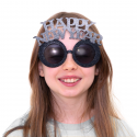 Okulary ze srebrnym napisem Happy New Year 15cm - 4