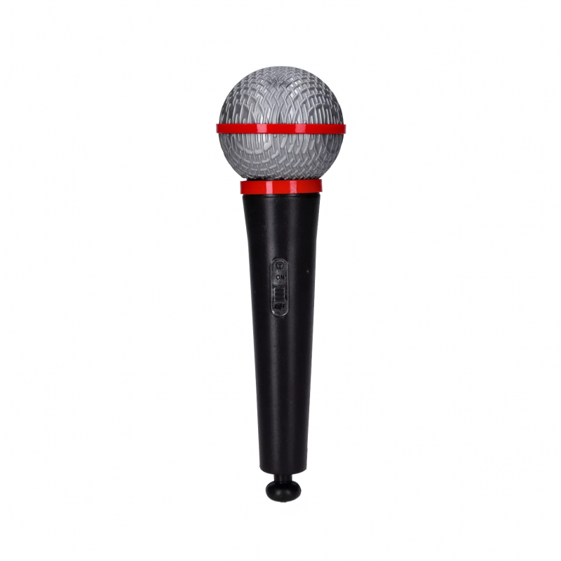 Mikrofon sztuczny czarny bez kabla rekwizyt 26cm - 3