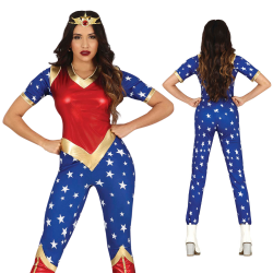 Strój dla dorosłych Wonder Woman Superbohaterka - 1