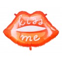 Balon foliowy usta czerwone dekoracja Walentynki - 1
