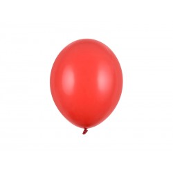 Balony lateksowe gumowe pastelowe czerwone 100szt - 1