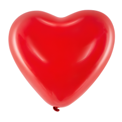 Balony lateksowe czerwone serca Walentynki 100szt - 2