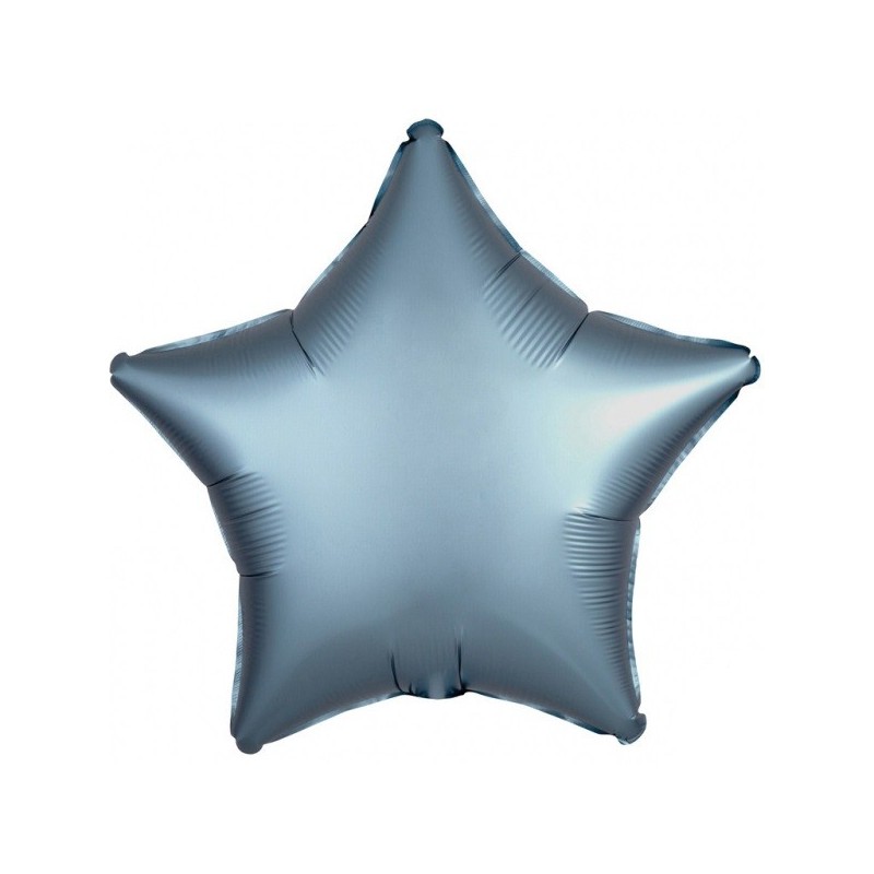 Balon foliowy 19 satynowy gwiazda stalowa - 1
