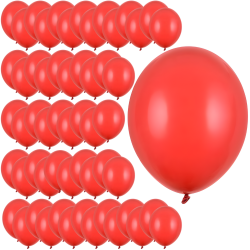 Balony lateksowe gumowe czerwone 27cm 100szt