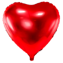 Balon foliowy duże serce czerwone Walentynki 60cm - 2