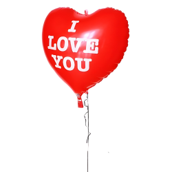 Balon foliowy czerwony serce LED Gigaloon 62cm