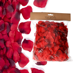Płatki róż konfetti woreczek ciemnoczerwone 500szt - 1