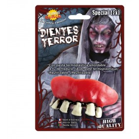 Sztuczne zęby  szczęka zombie elastyczne termoplastyczne - 1