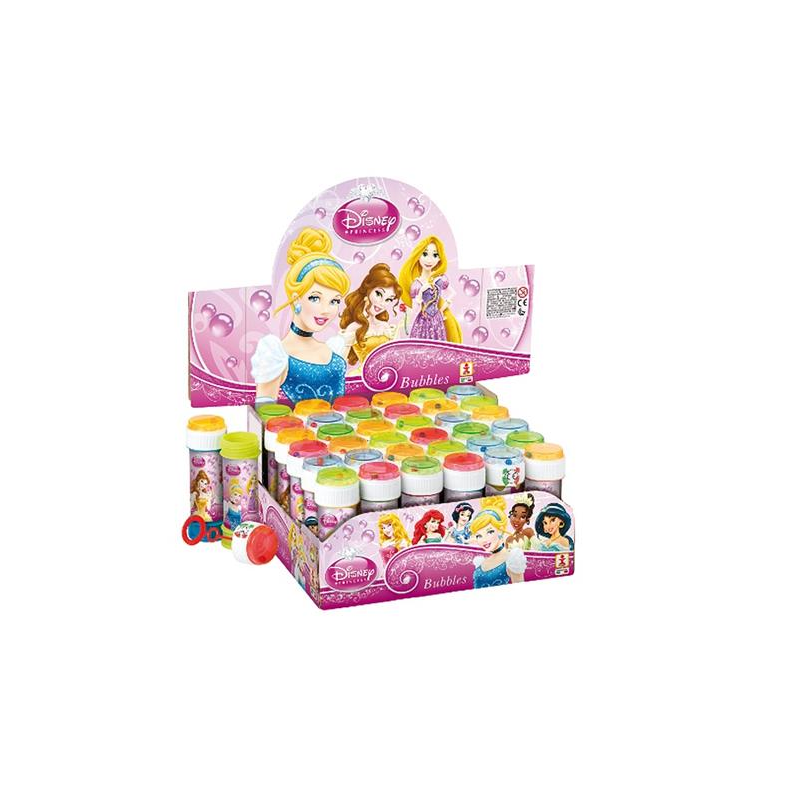 Bańki mydlane dla dzieci różowe Księżniczki 60ml  - 1
