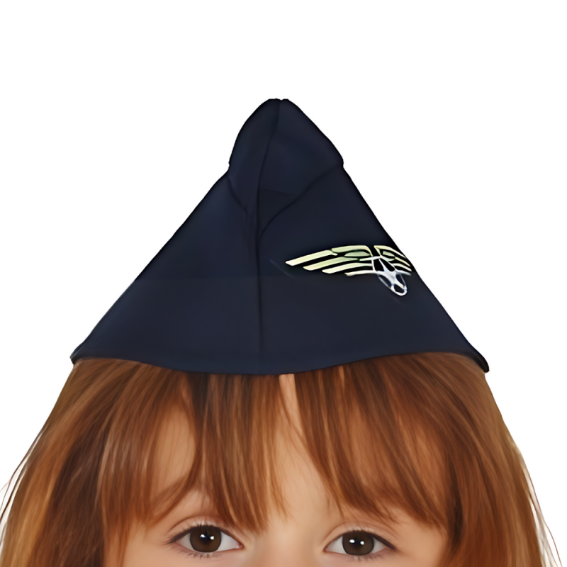Strój dla dzieci granatowy mundur Mała Stewardessa - 4