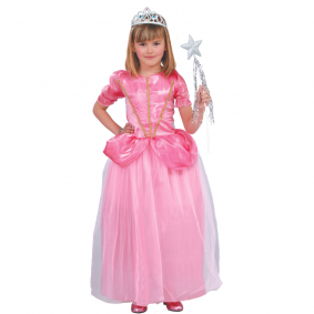 Strój dla dzieci Księżniczka różowa sukienka - 1