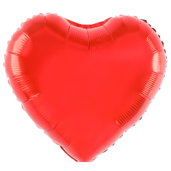Balon foliowy serce czerwone Walentynki 45cm - 2