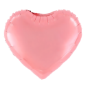 Balon foliowy serce jasnoróżowe Walentynki 45cm - 2