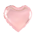 Balony foliowe serce różowe-złoto zestaw 3szt - 3