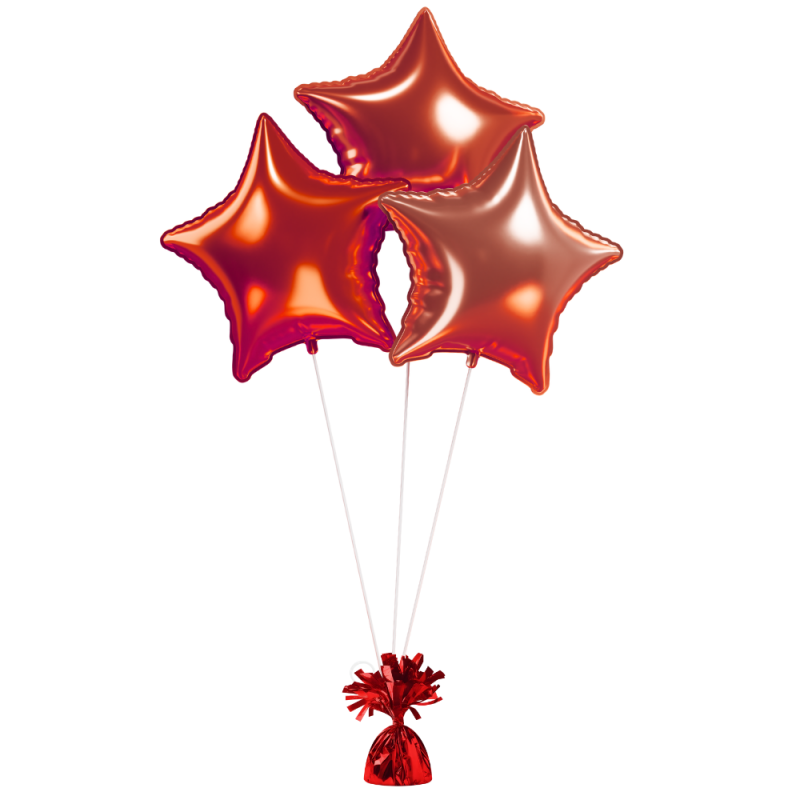 Obciążnik do balonów czerwony z połyskiem 140g - 2