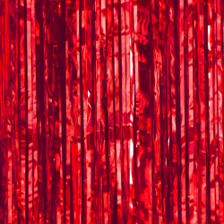 Kurtyna ścianka imprezowa foliowa czerwona 250cm - 1