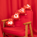 Girlanda balonowa czerwone serca LOVE 101 cm - 3